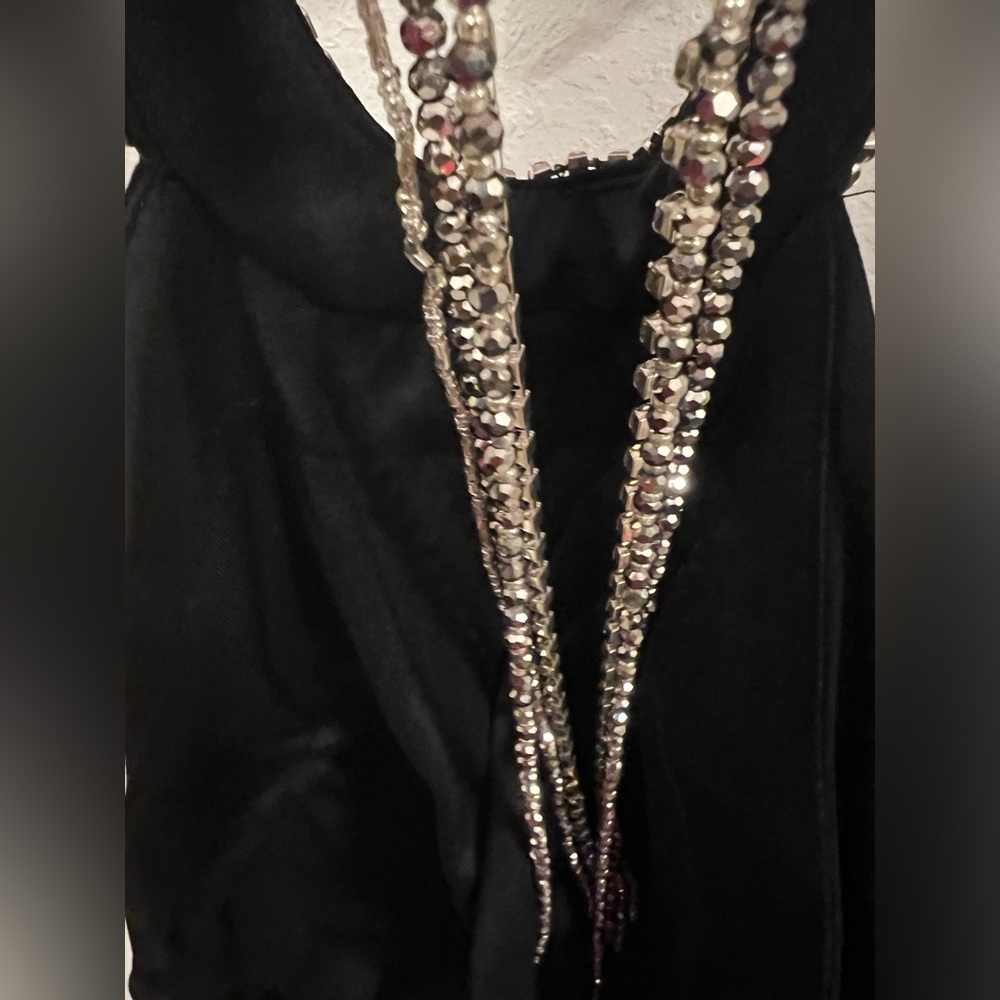 Mac Duggal Black Halter Gown with Slit - Picture 11 of 16